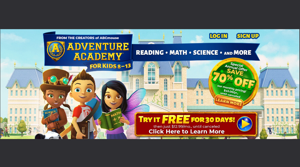 Link to Adventure Academy